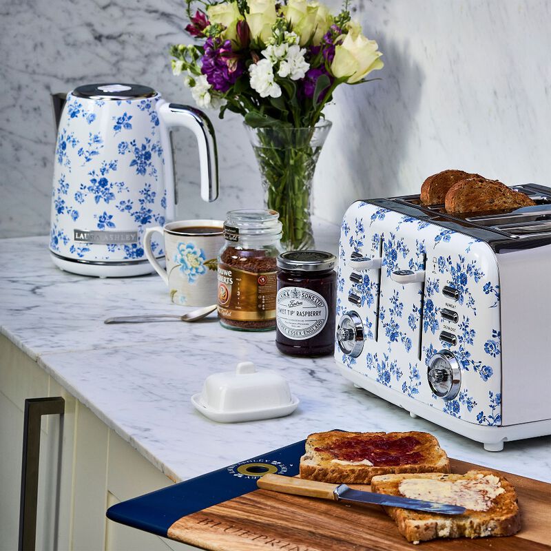 Laura Ashley 4 Slice Toaster China Rose image number 1
